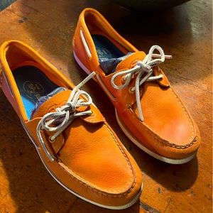 GORGEOUS BUTTER SOFT “SPERRY TOP-SIDER” LEATHER SHOES BURNED CARAMEL AUBURN 10.5